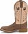 Side view of Double H Boot Mens Mens 12 inch Wide Square Toe Roper